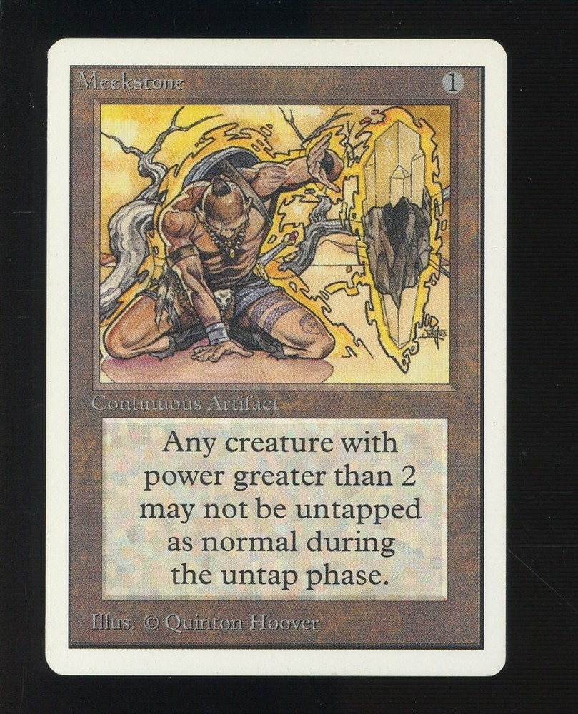 1993 MTG Magic The Gathering Unlimited Edition MeekstonePROBSTEIN is actively accepting consignments !!