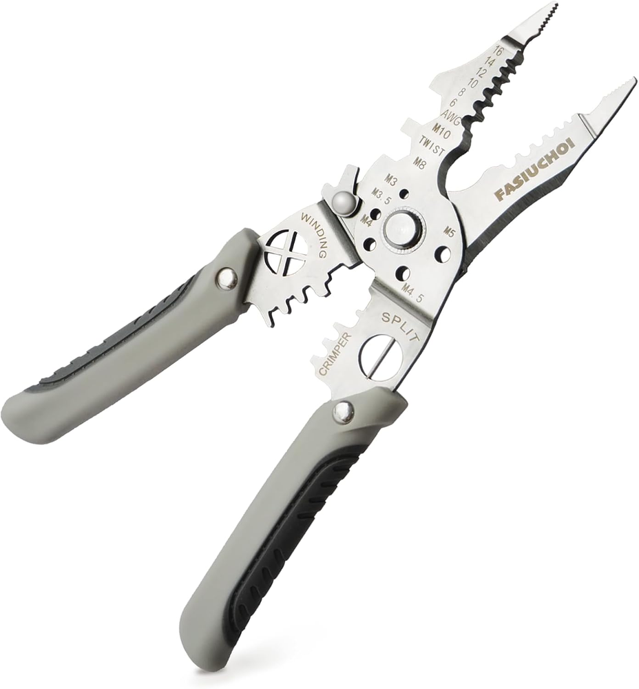 Wire Stripper Tool, Multi-Function Wire Strippers Electrical, 9-In-1 Wire Cutter