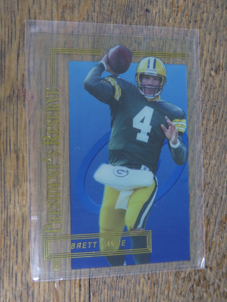 1996 Collector's Edge President's Reserve Brett Favre #70 Green Bay Packers