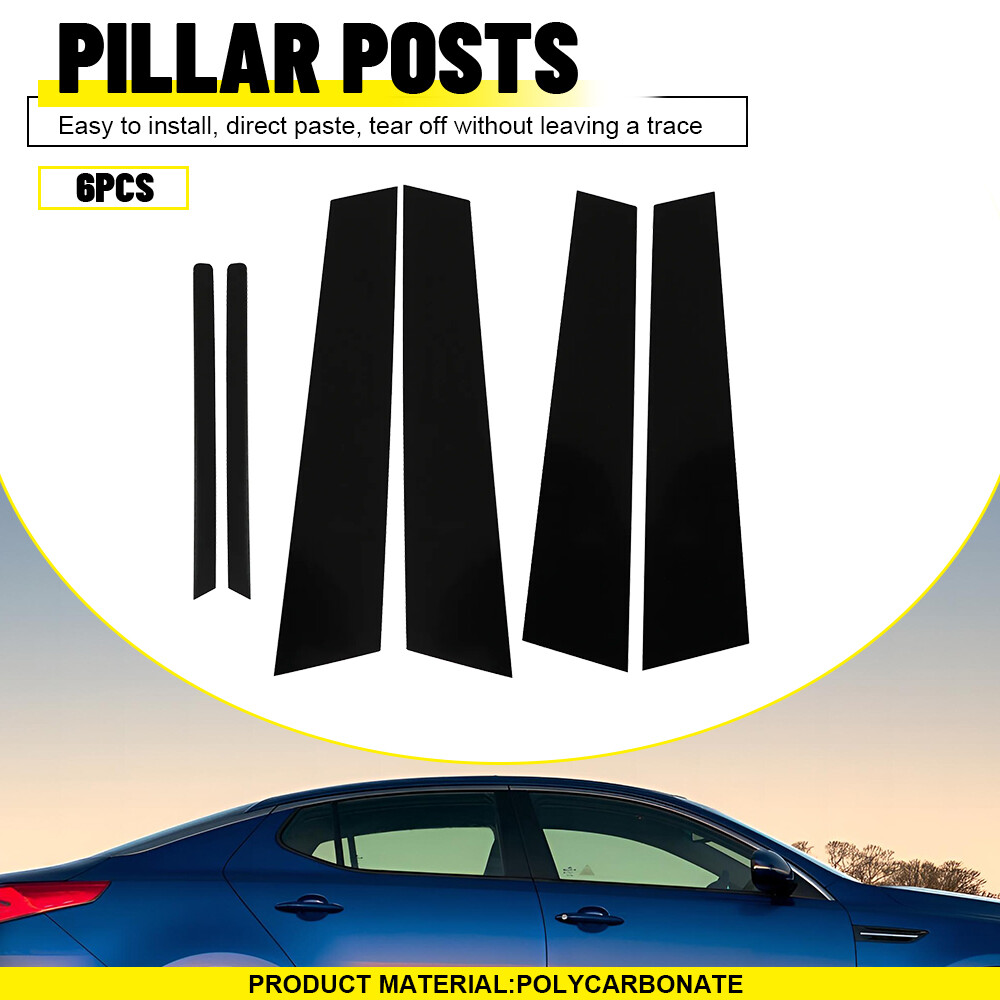 US Ship Pillar Window Posts Door Trim Cover For Kia 2011-2015