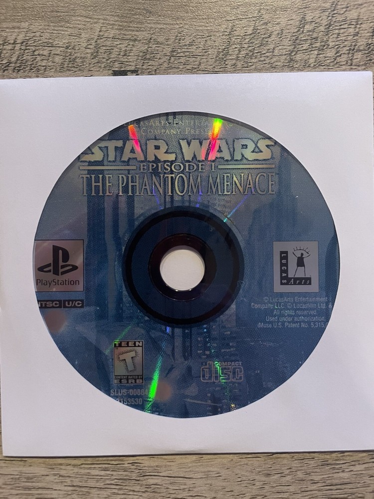 Star Wars: Episode I -- The Phantom Menace; Loose (Sony PlayStation 1, 1999)