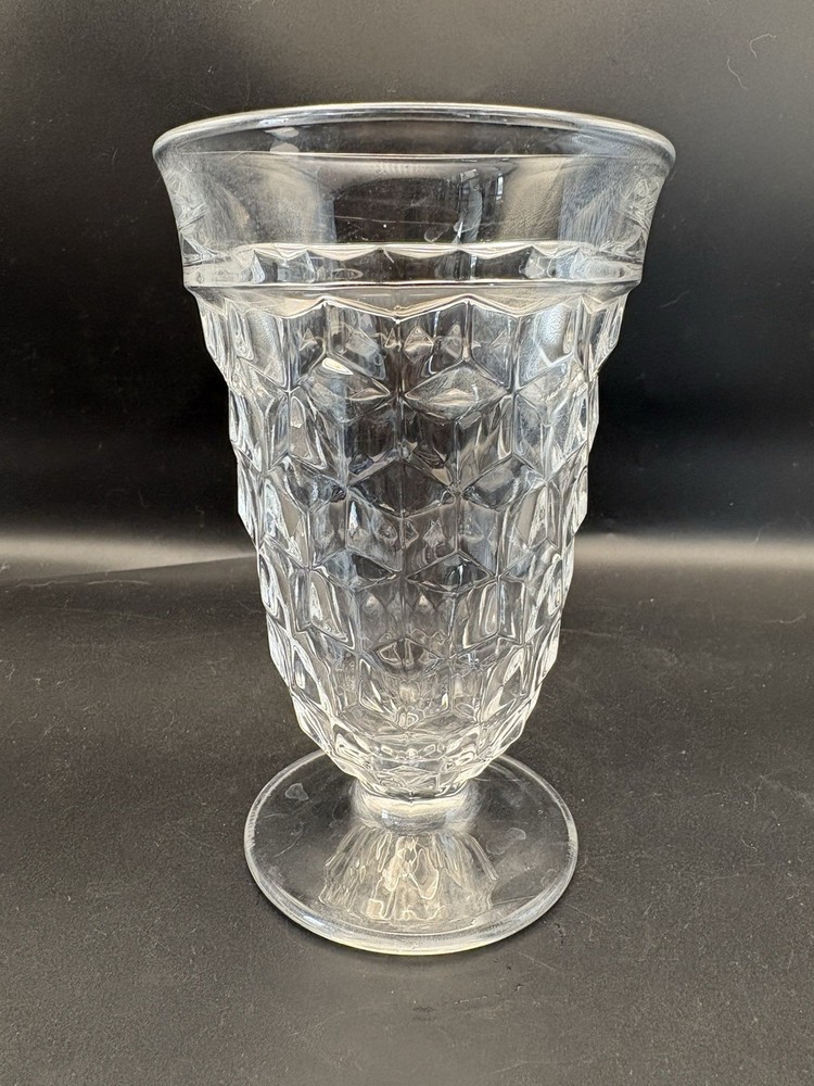 Vintage Fostoria American 12-ounce Footed Ice Tea Water Glass 5.5