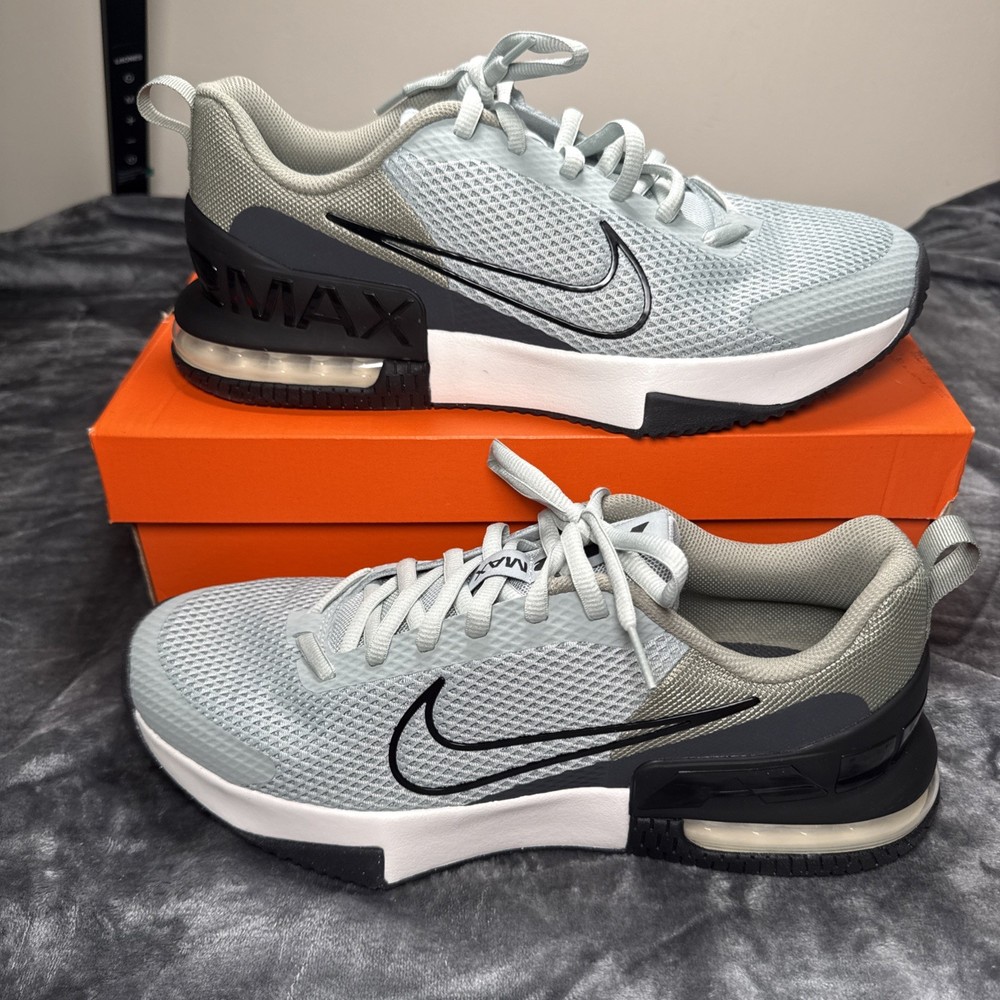 Men Nike Air Max Alpha Trainer 6 Shoes Anthracite/White FQ1833-007 Size 12
