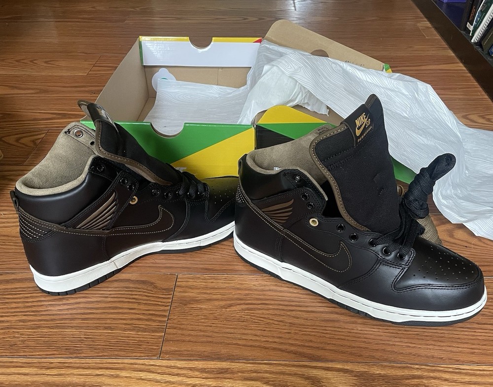 Mens Nike SB Black and Brown Pawnshop West Covina Collab-FREE SHIPPING