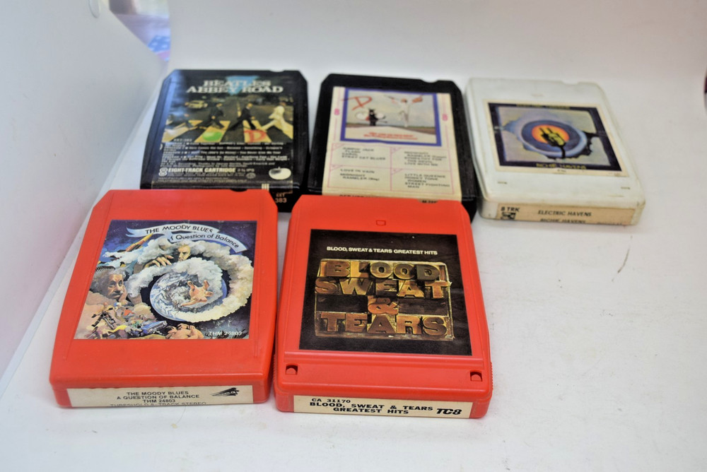 5 8Track Tapes Moody Blues, Stones, Beatles Richie Havens