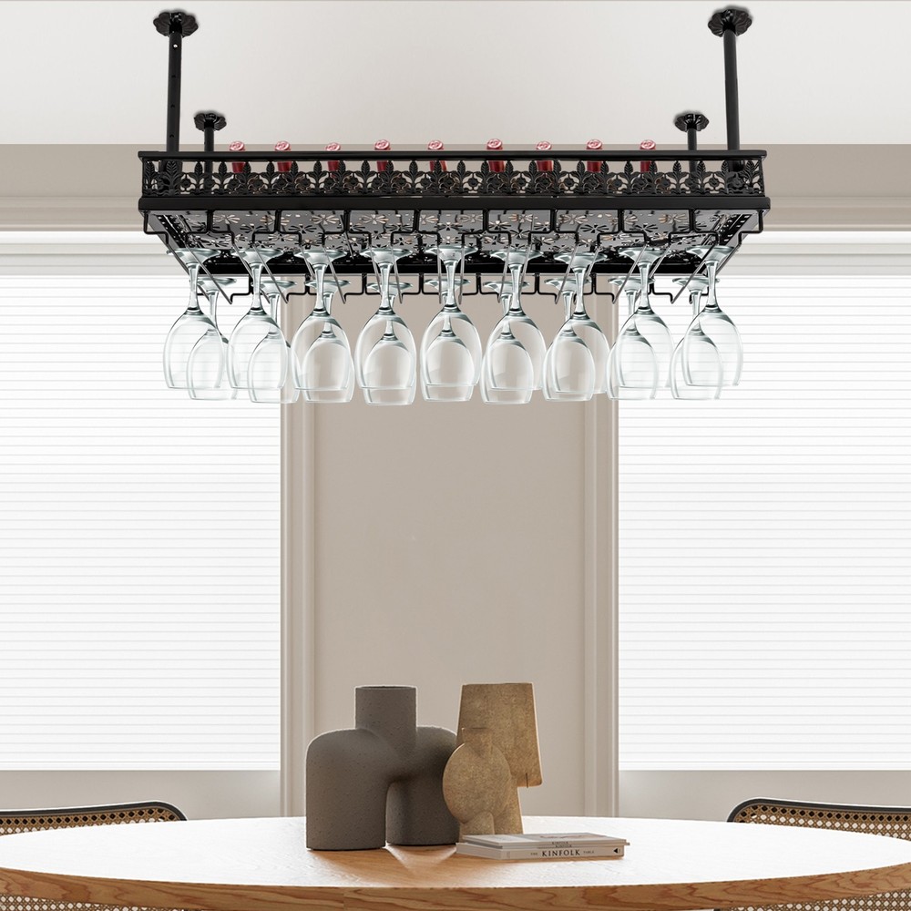 Ceiling Wine Glass Rack 35'' x 13