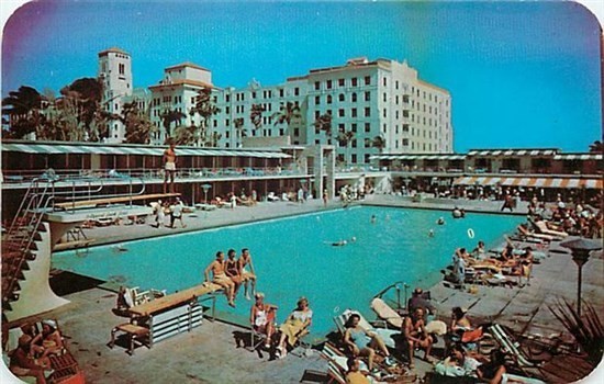 FL, Hollywood by the Sea, Florida, Hollywood Beach Hotel, Dexter Press No. 43558