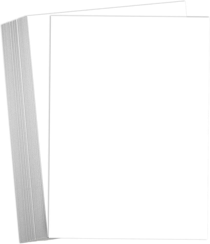 Hamilco White Cardstock Paper 8.5 X 11