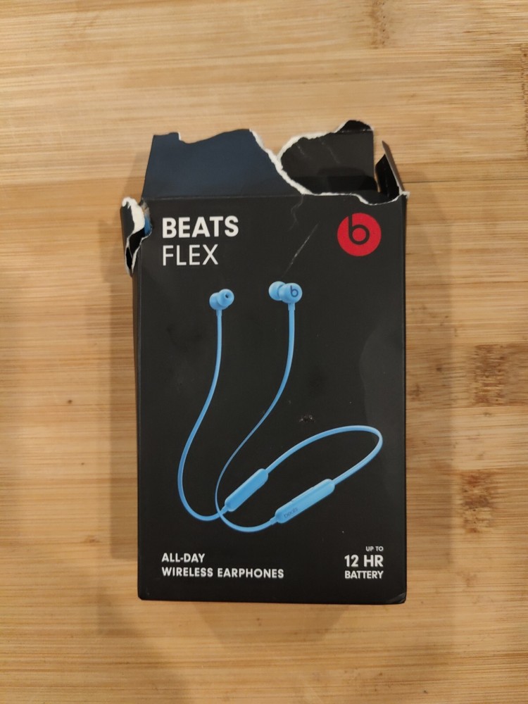 Beats by Dr. Dre Flex Wireless In-Ear Headphones - Flame Blue - READ DESCRIPTION