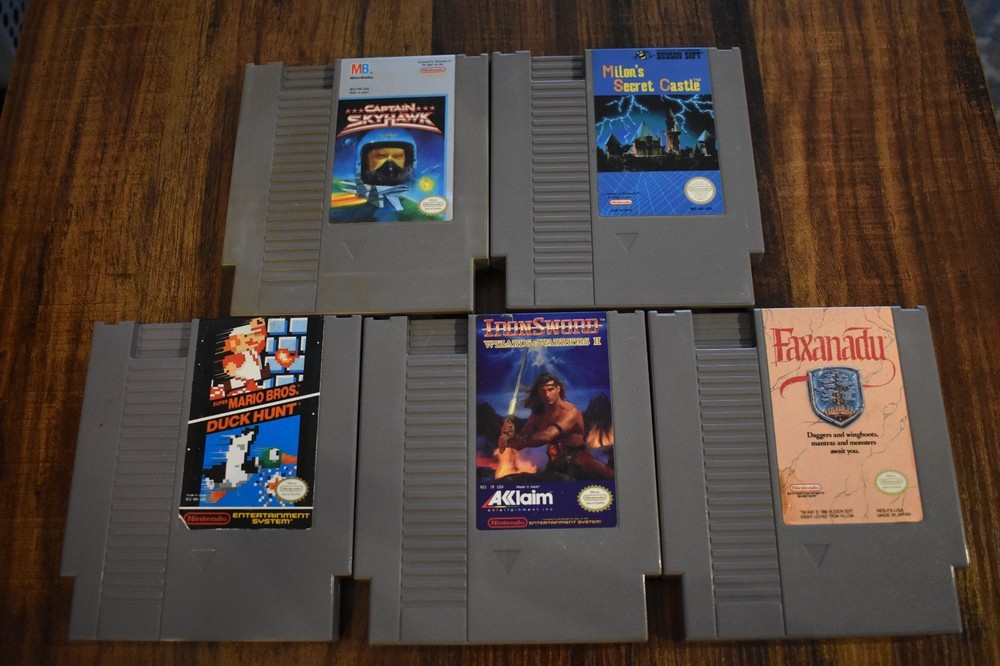 NES Action Game Lot [x5 Loose Cartridges]