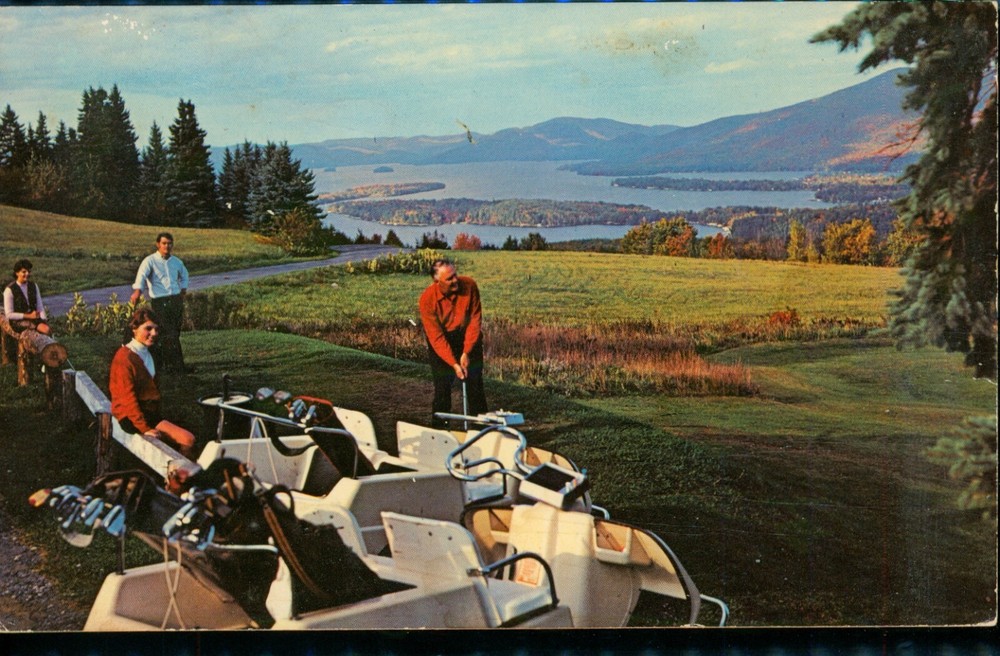 Top O' The World Resort and Golf Course Lake George New York NY Postcard Chrome