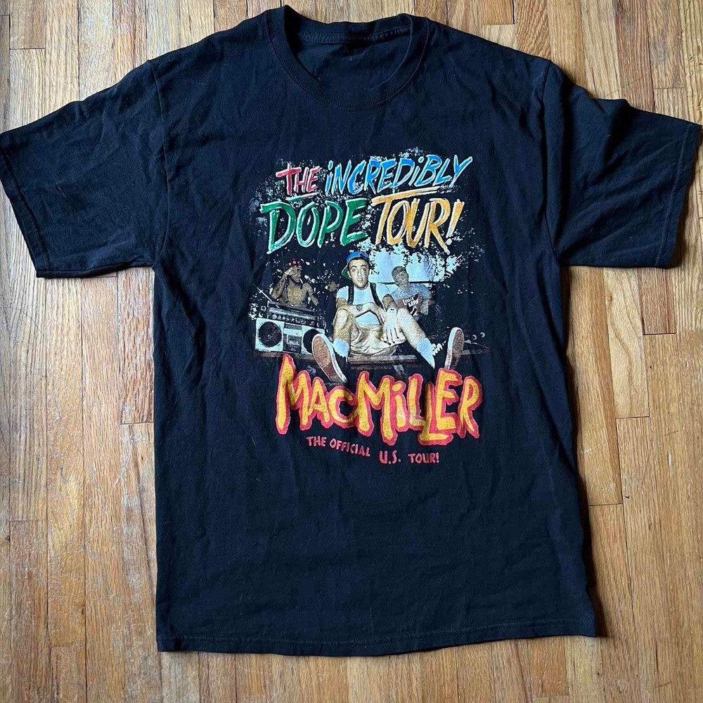 Mac Miller The Incredibly Dope Tour Shirt Classic Black Unisex S-5XL 1UU061