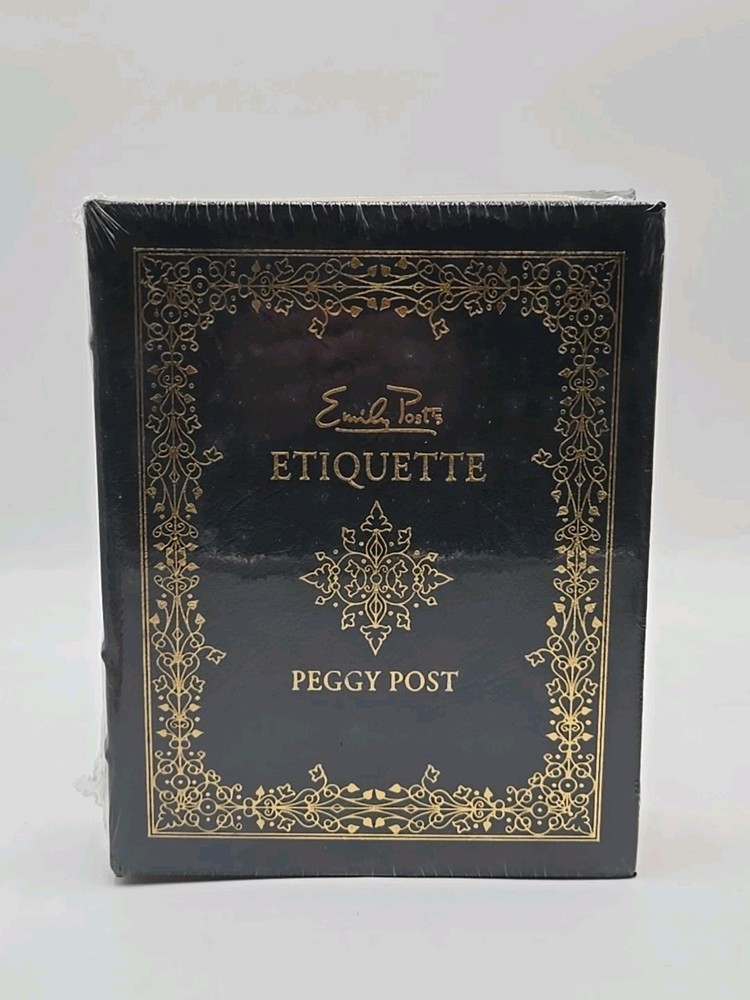 Leather Gilt Easton Press Book NEW Sealed ETIQUETTE by Peggy Post Collector's Ed
