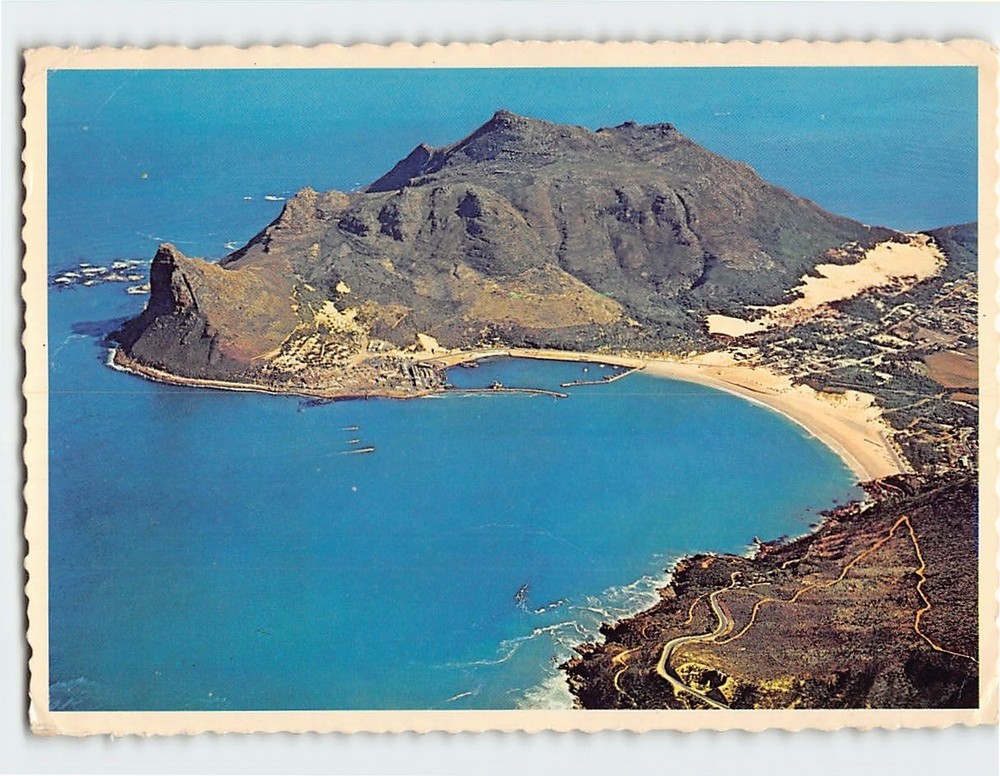 Postcard Aerial View Hout Bay Cape South Africa