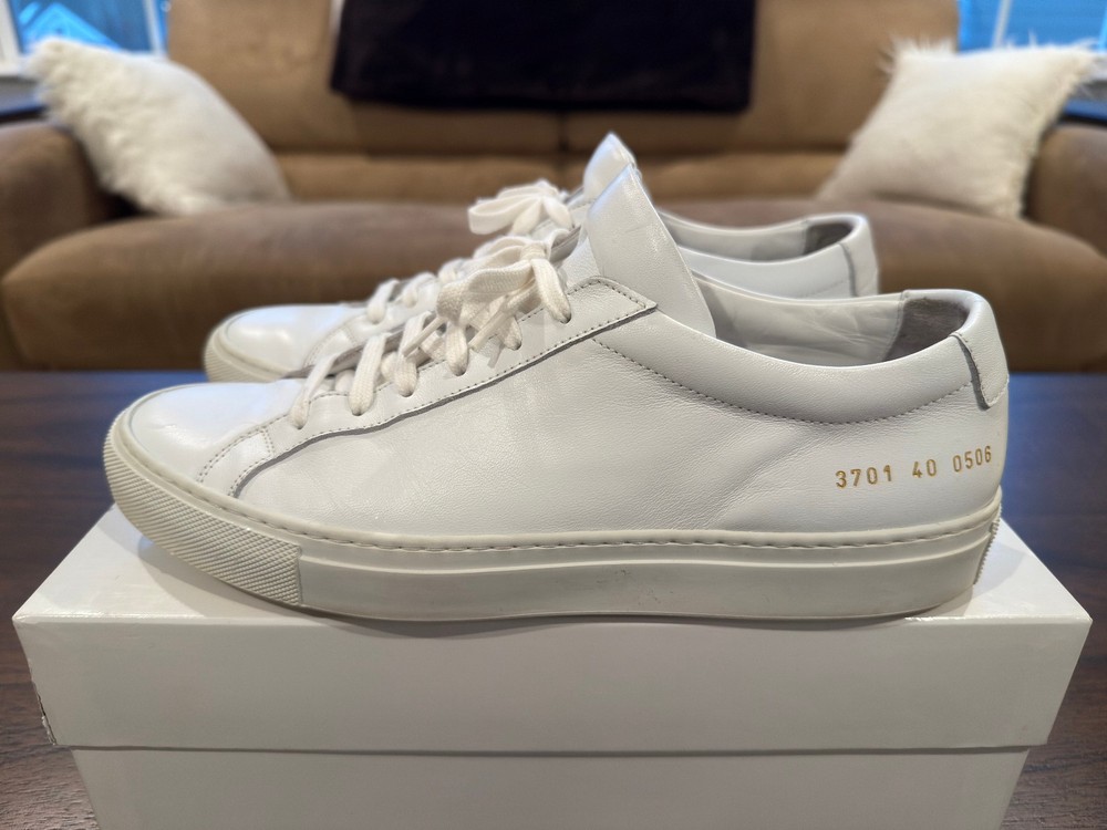 Woman By Common Projects Achilles Low White Size 40 EU-image