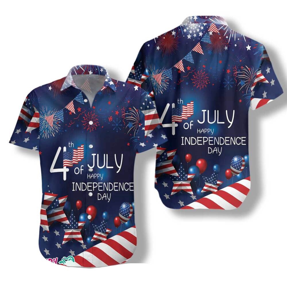 4Th July Us Independence Day Flag Hawaiian Shirt 4th Of July Hawaiian Shirt 4th