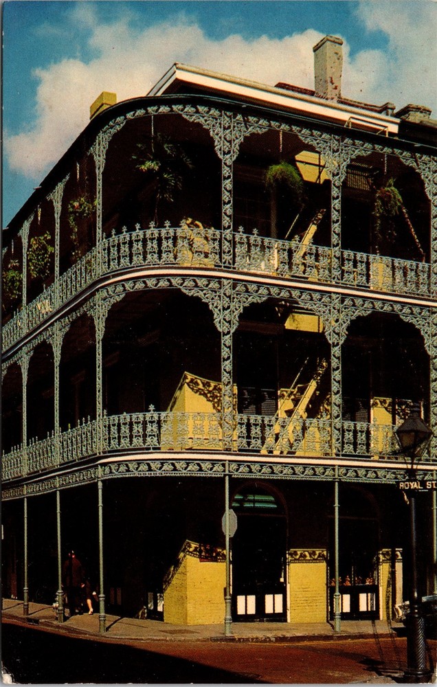 Lace Balconies 700 Royal Street New Orleans Louisiana LA Iron Work Postcard