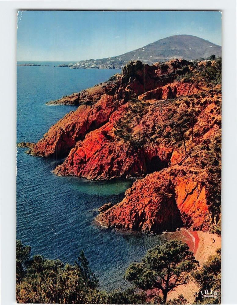 Postcard La Cote d Azur et ses roches rouges de l Esterel France