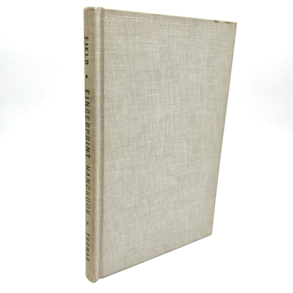 Fingerprint Handbook 1st Edition Illust. Hardcover No DJ 1959 Vintage