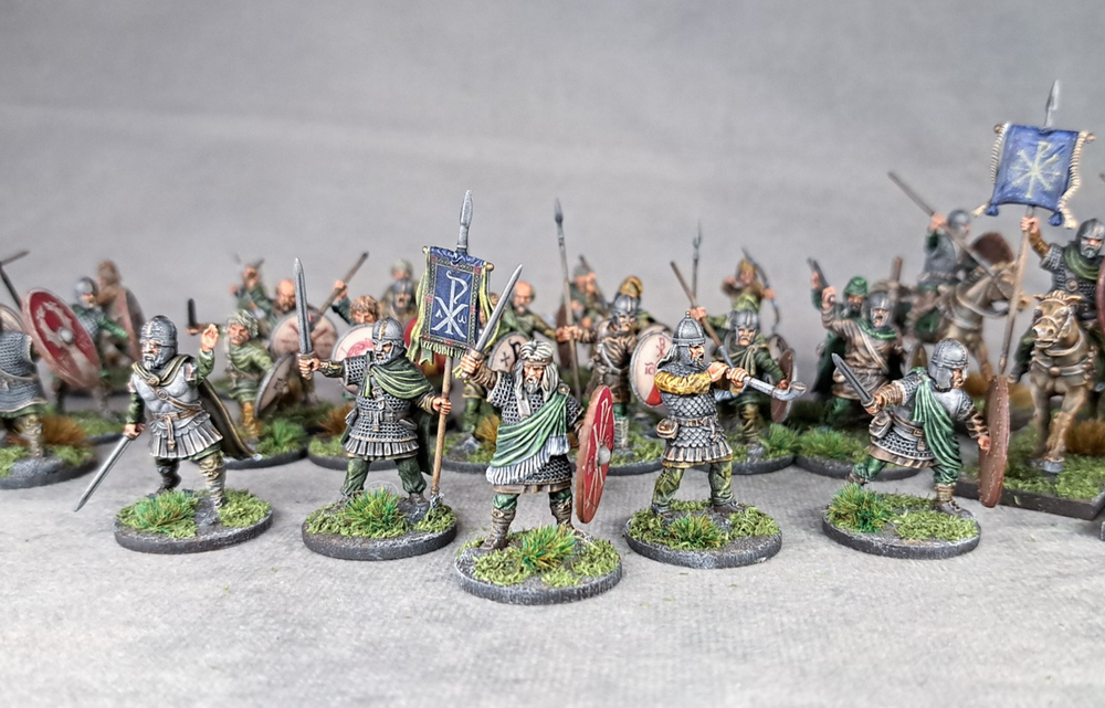 Victrix Arthurian/ Briton Warband – Professionally Painted – Made to Order –28mm