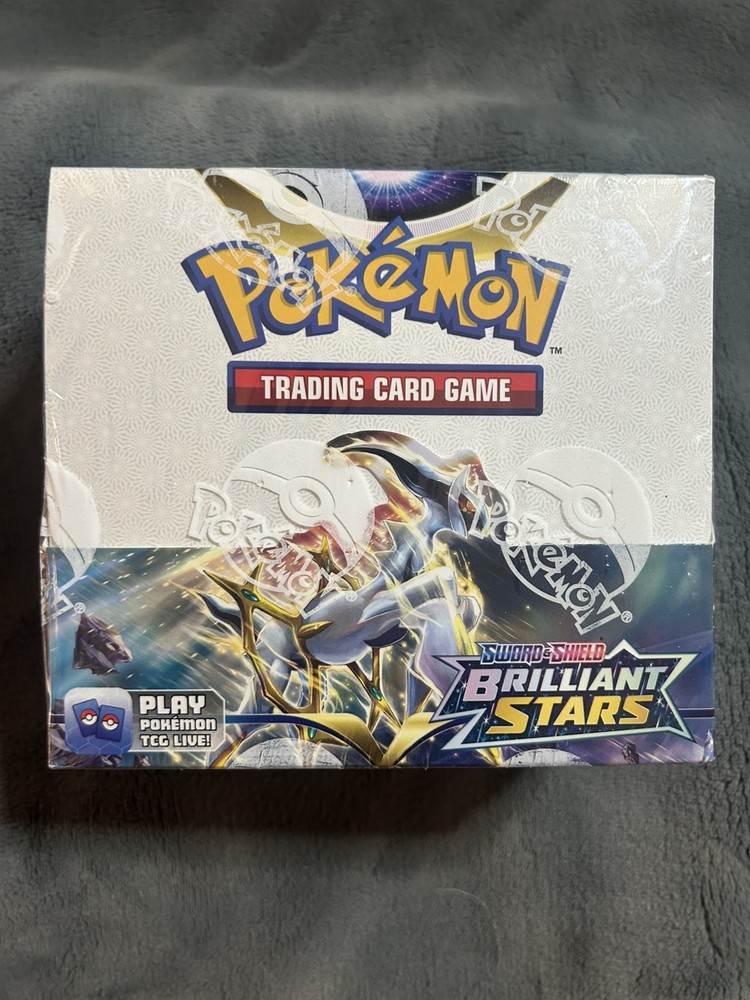 Pokémon TCG Sword & Shield Brilliant Stars Sealed Booster Box, English 2022
