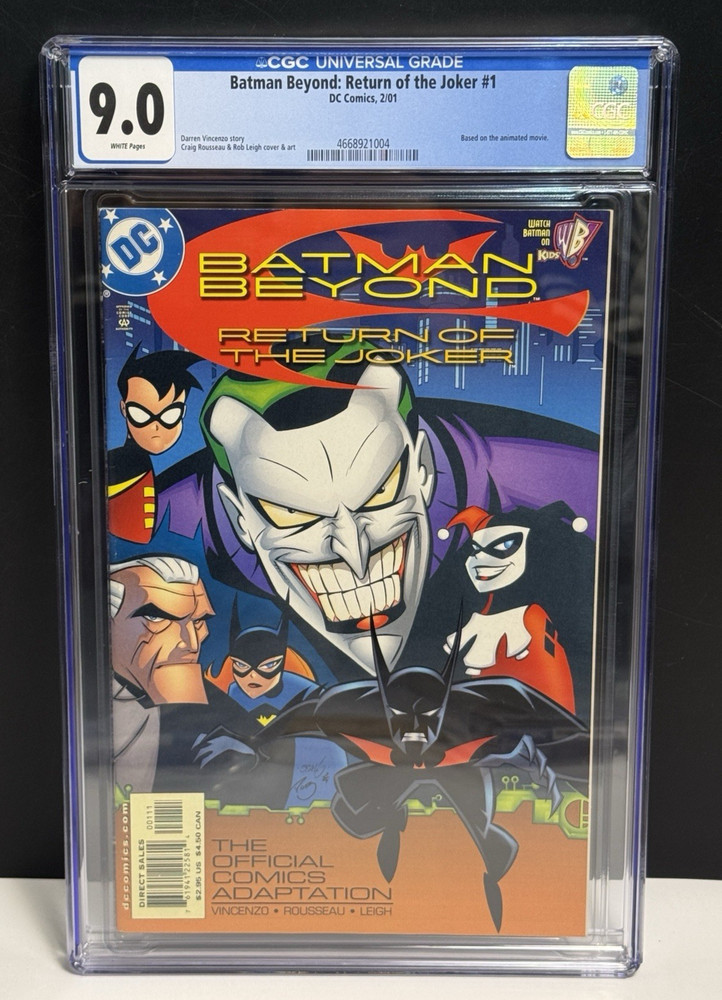 Batman Beyond Return of the Joker #1 One-Shot 2001 DC Comics / Graded CGC 9.0