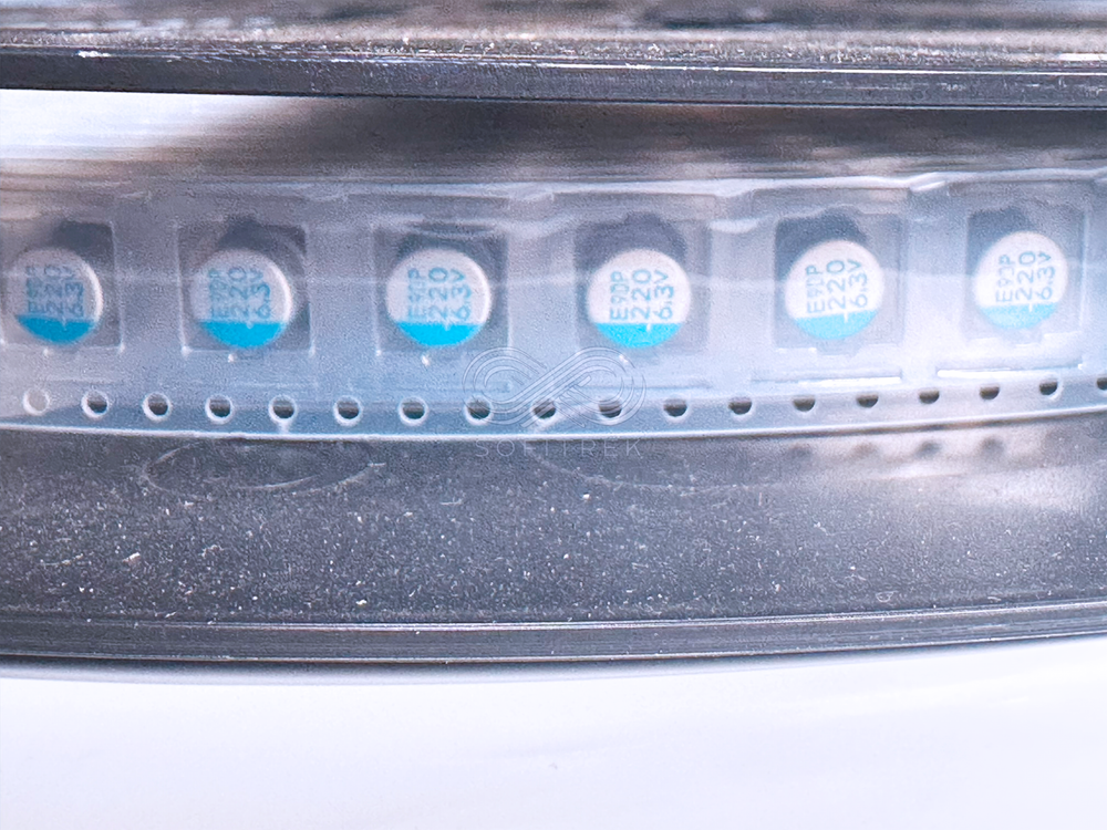 25PCS APXE6R3ARA221MF61G Chemi-Con 220uF 6.3V 6.3x5.8 Aluminum Polymer Capacitor