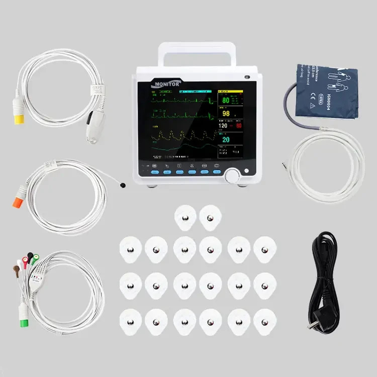 Portable Vital Signs Patient Monitor 6-parameter Optional CO2 monitor de pacient
