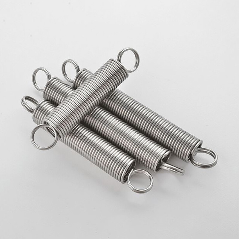 0.3mm-4mm Stainless Steel Extension Tension Spring 300mm Ring-End Expanding