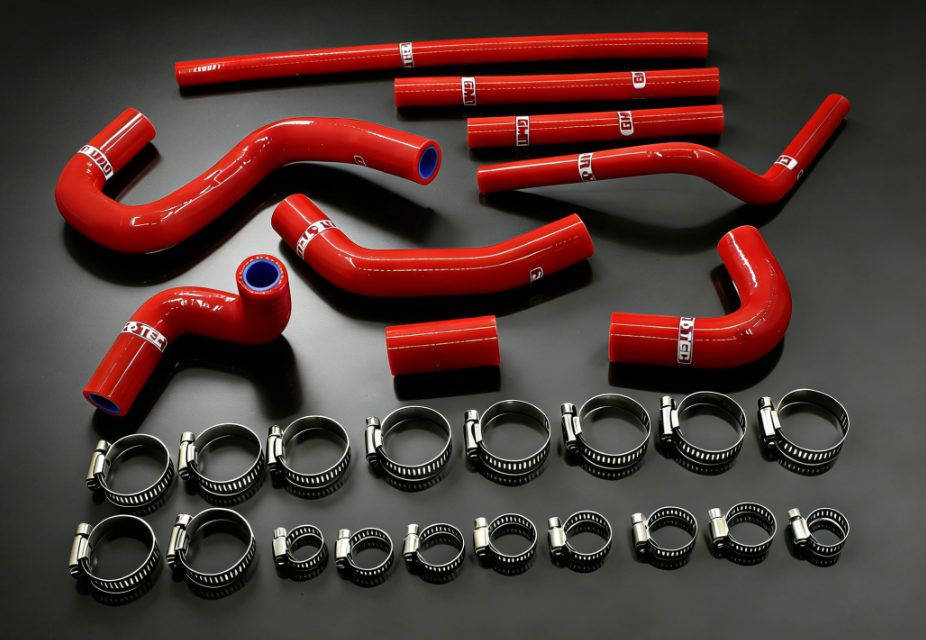 Red GMR Fit Toyota 4Runner 3.4L 1996-2002 97 98 99 Silicone Heater Hose Kit