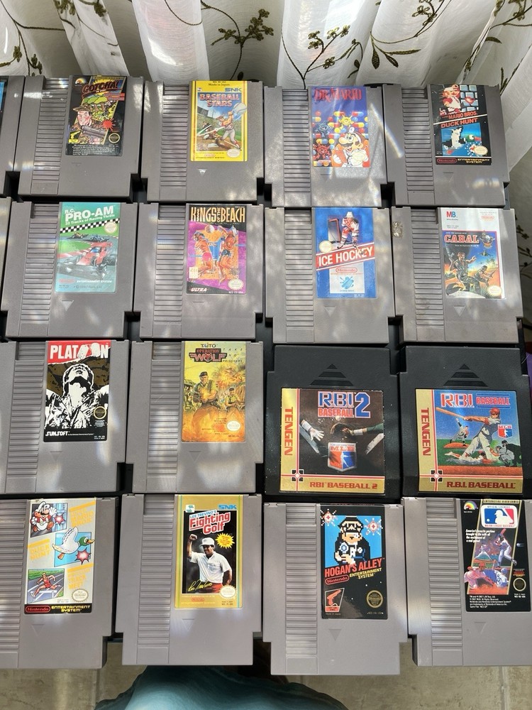 Nintendo NES Game Cartridge Lot of 40 Untested
