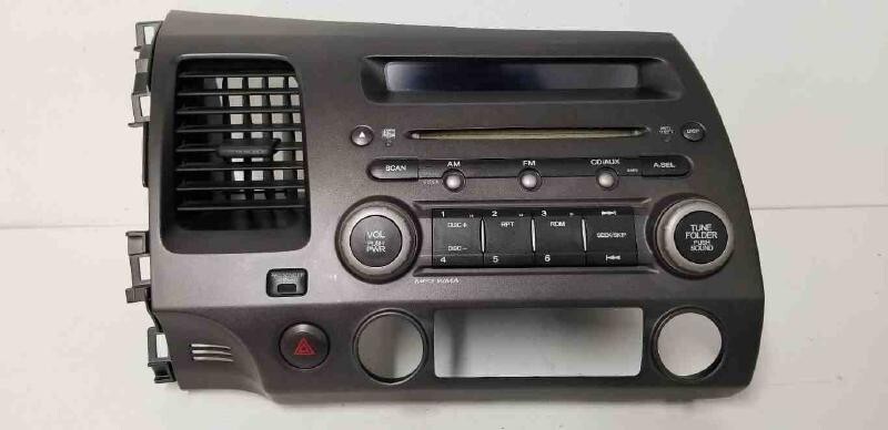 2006-2011 Honda Civic Radio Receiver AM FM Stereo CD MP3 Player Assembly OEM