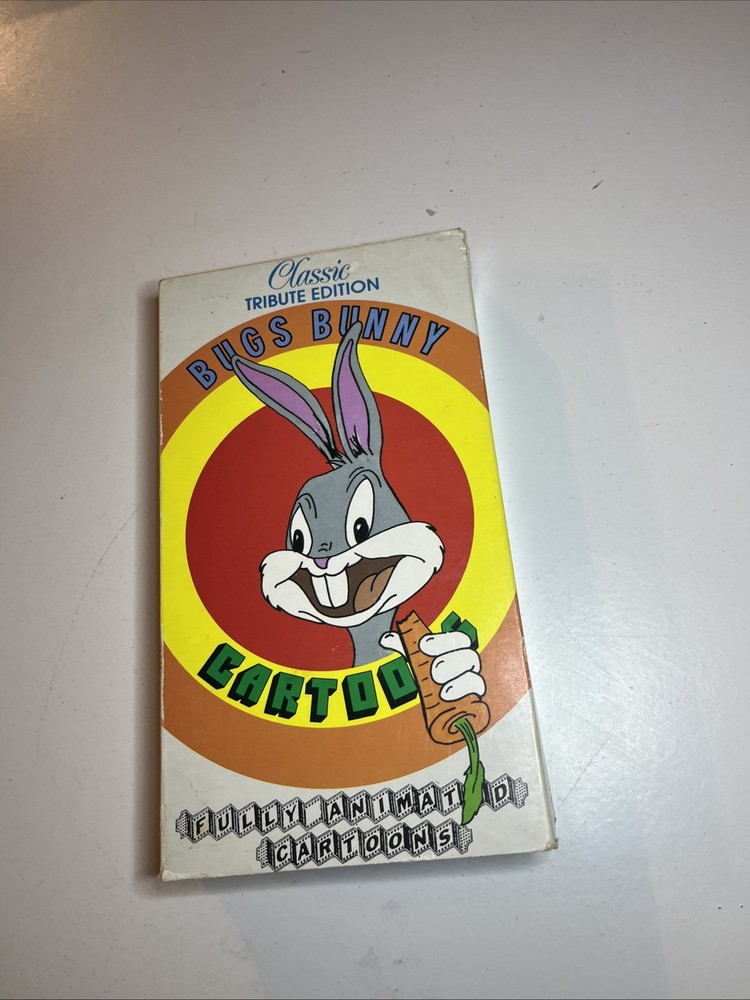 Bugs Bunny Classic Cartoons VHS Out Of Print Tribute Edition Rare!