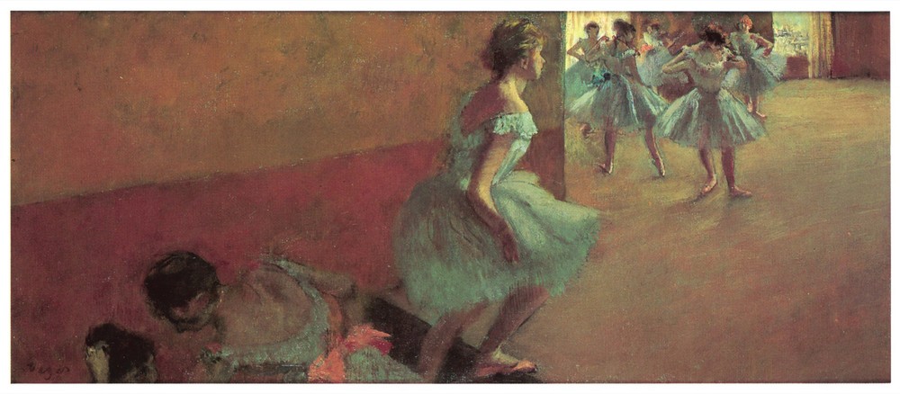 Decor Poster. Fine Graphic Design. Practicing Ballet. Home Shop Wall Art. 1898