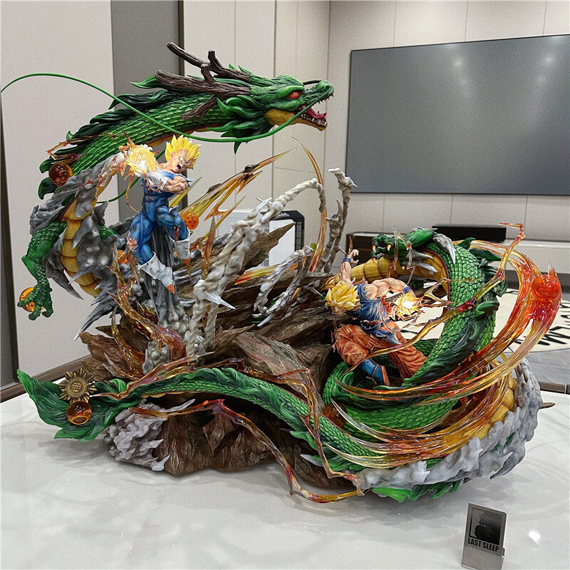 Vegeta vs Goku Resin LAST SLEEP Studio Dragon Ball Statue 68cm