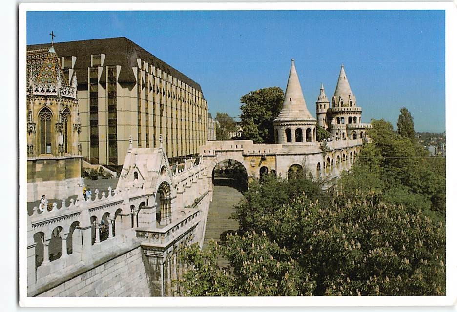 Postcard Greetings from Budapest Hungary
