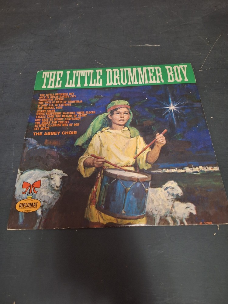 Christmas Music The Little Drummer Boy Vinyl Album Record The Abbey Choir 12