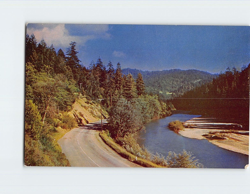 Postcard River Road Landscape Scenery