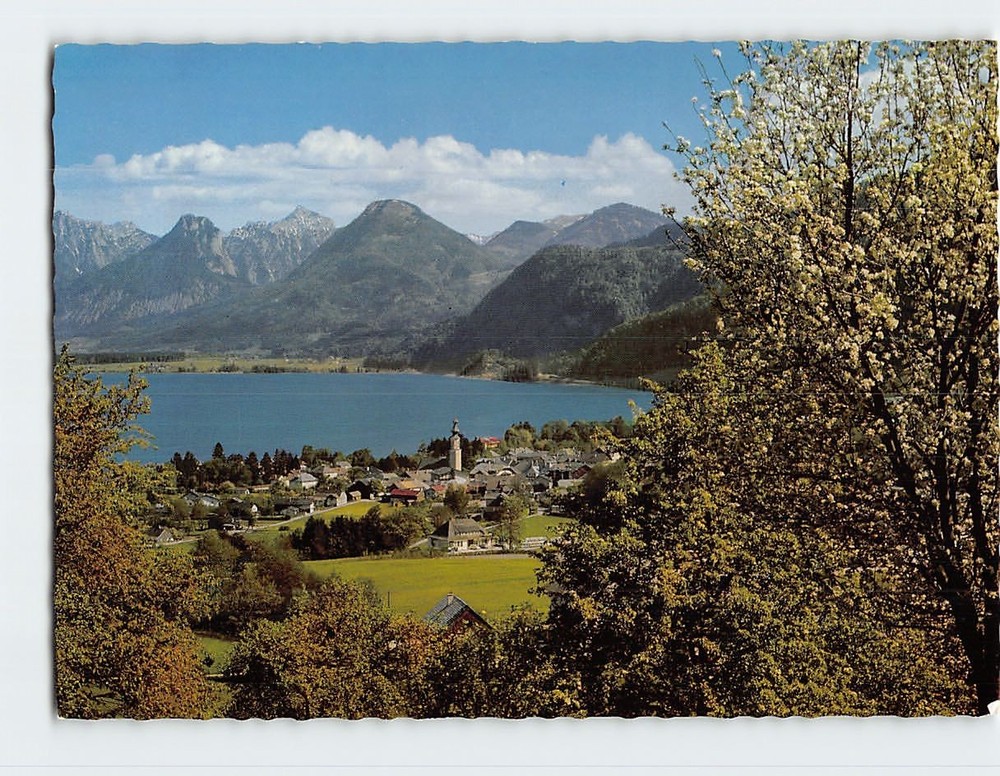 Postcard Saint Gilgen and Wolfgangsee Lake Austria