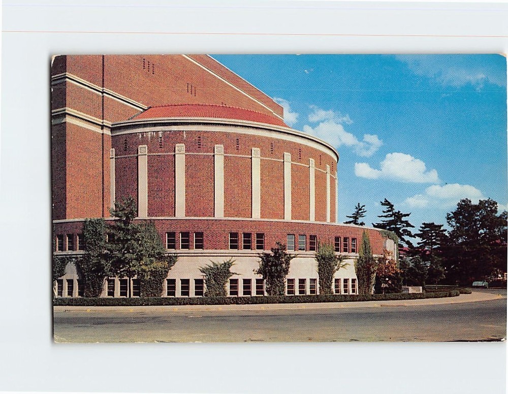Postcard Band Shell Of The Hall Of Music Purdue University Lafayette Indiana