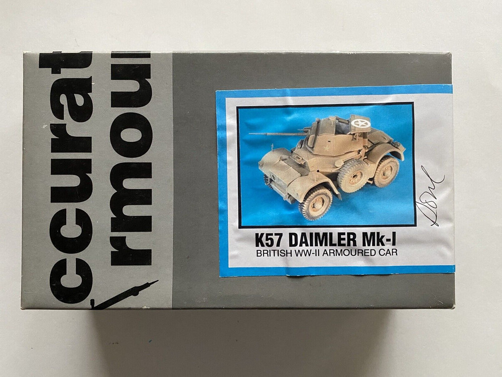 Accurate Armour British Daimler MK-I WWII Armored Car 1/35 Resin Model Kit-image