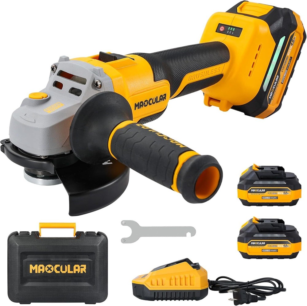 Cordless Angle Grinder for  Cutting,Grinding,Polishing 21V ( Include Battery) US