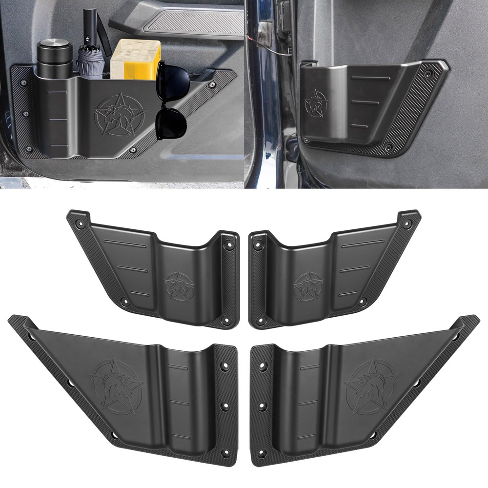 Front and Rear Door Storage Box Organizer Tray For Ford Bronco 4-Door 2021-2025