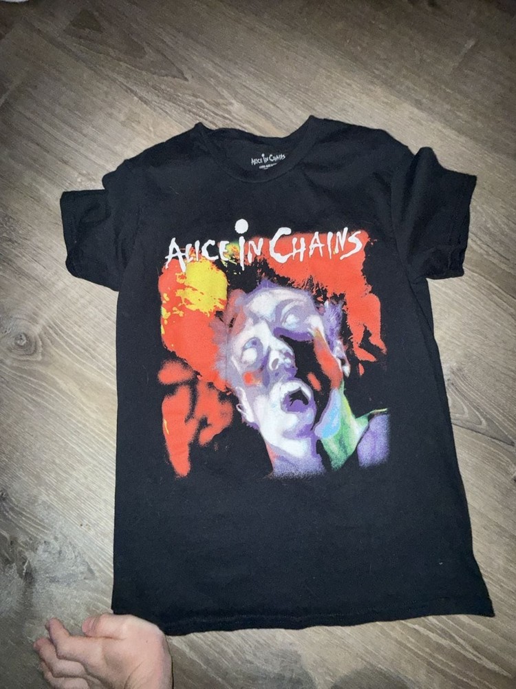 Alice in Chains Self-Titled Album Art Graphic T-Shirt Size Small
