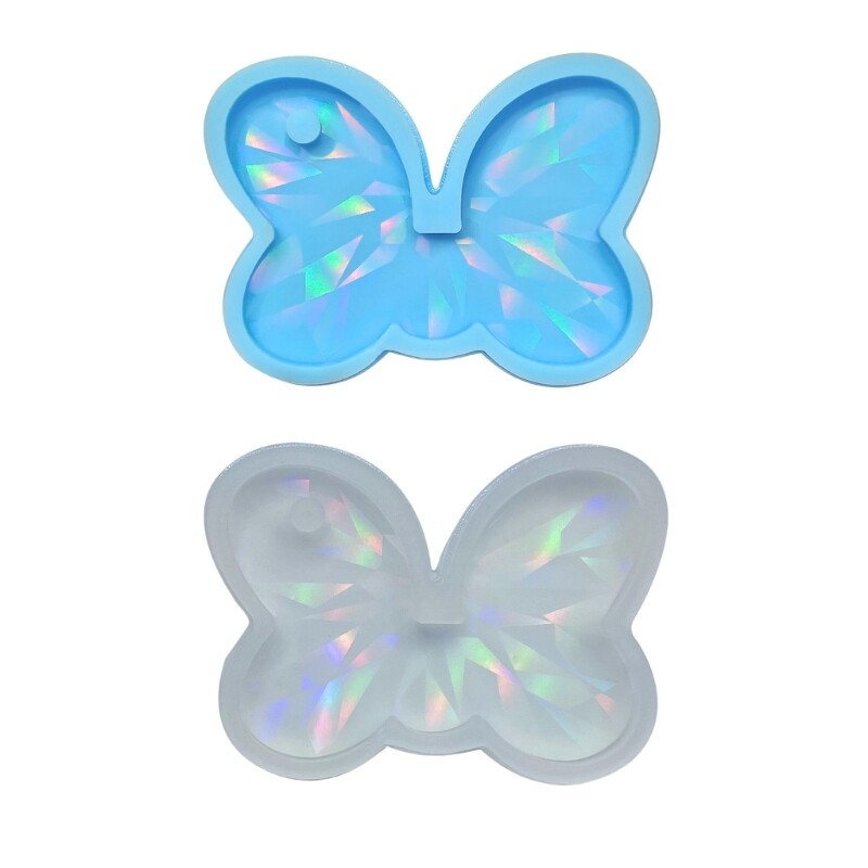 Holographic Resin Molds for Jewelry Keychain,Butterfly-Epoxy Resin Casting Molds