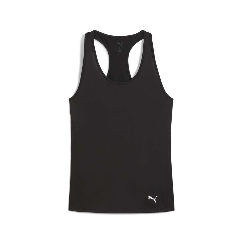 PUMA Train All Day Essentials Crew Neck Athletic Tank Top Womens Black Casual  A