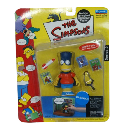 Playmates Toys Simpsons Series 5 Bartman Action Figure (L3)🔥