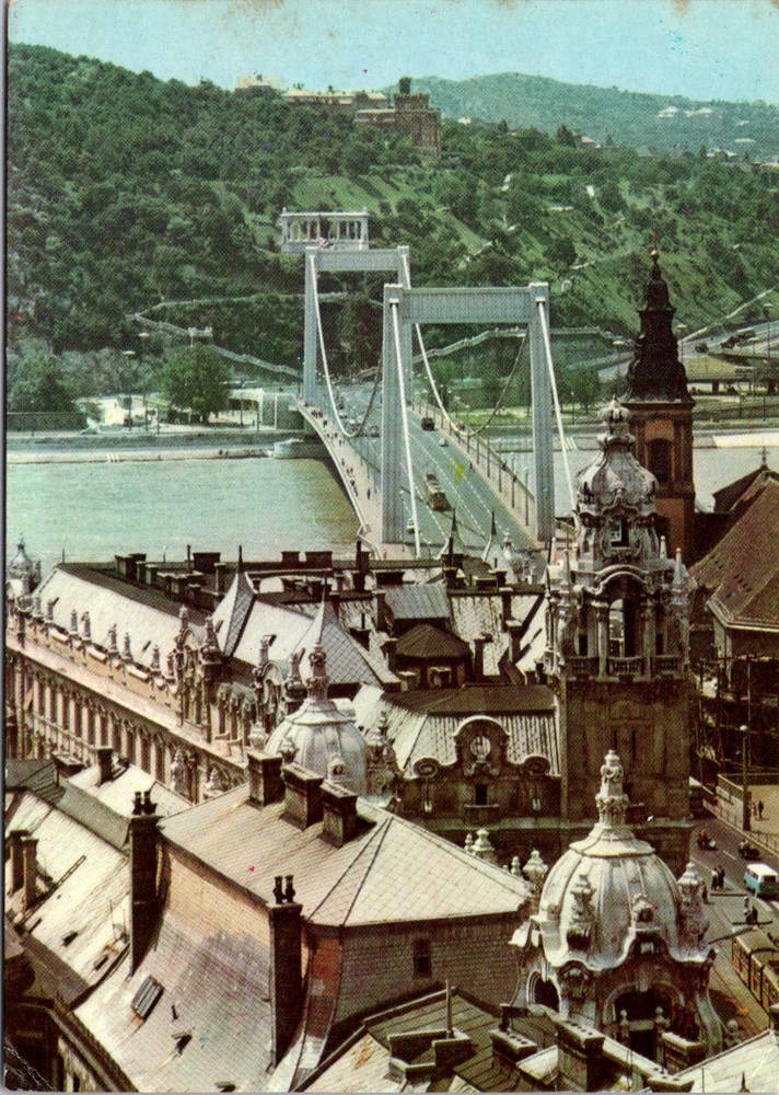 Vintage Postcard View Of Budapest Hungary