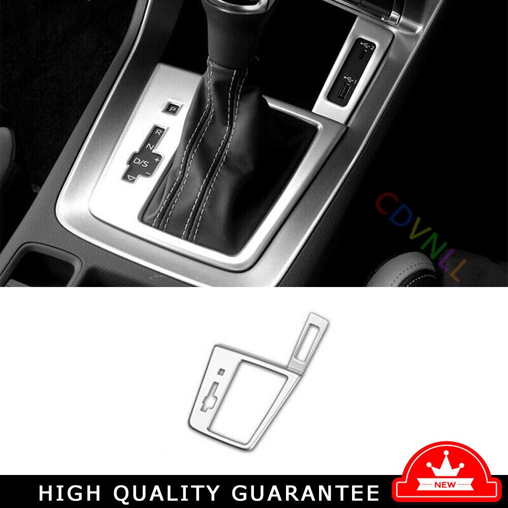 Console Gear Shift Frame Cover Trim Fit For Audi Q3 2019-2024 Matte Silver ABS