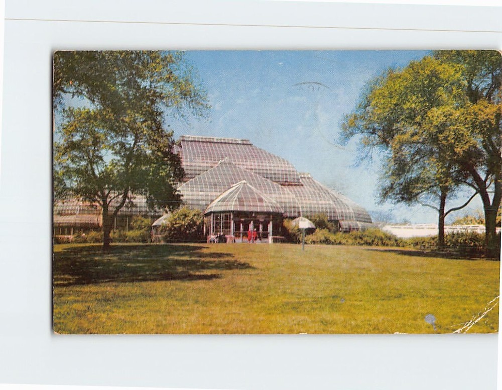 Postcard Lincoln Park Conservatory Chicago Illinois USA